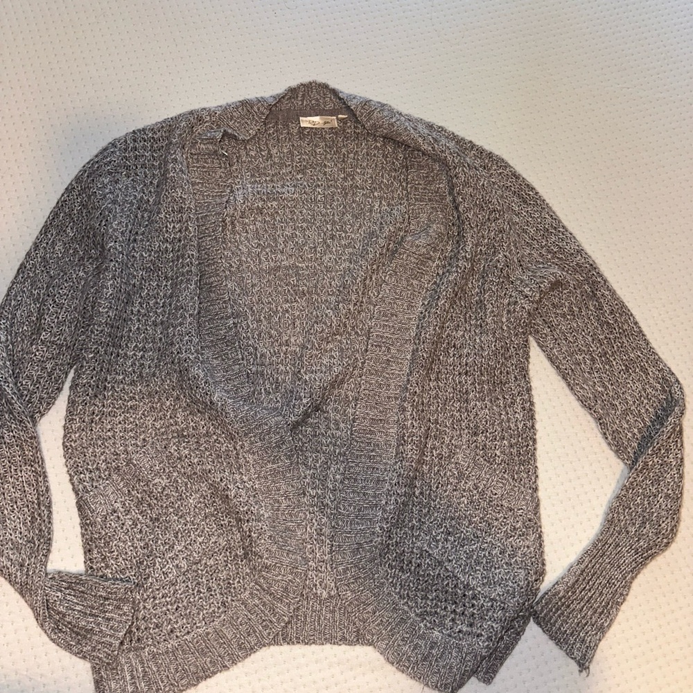 RD Style Charcoal Knit Cardigan